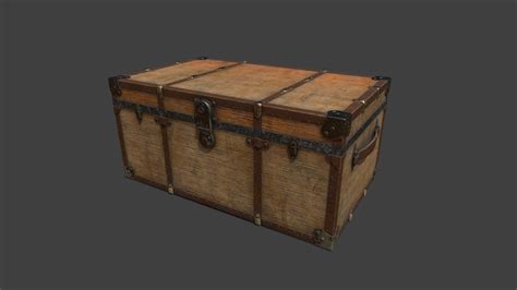 Large Victorian Trunk 3d Model By Dumokan Art Dumokanart 582bdd0