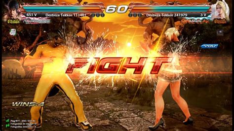 Nina Williams Vs Marshall Law Tekken Online X Fps