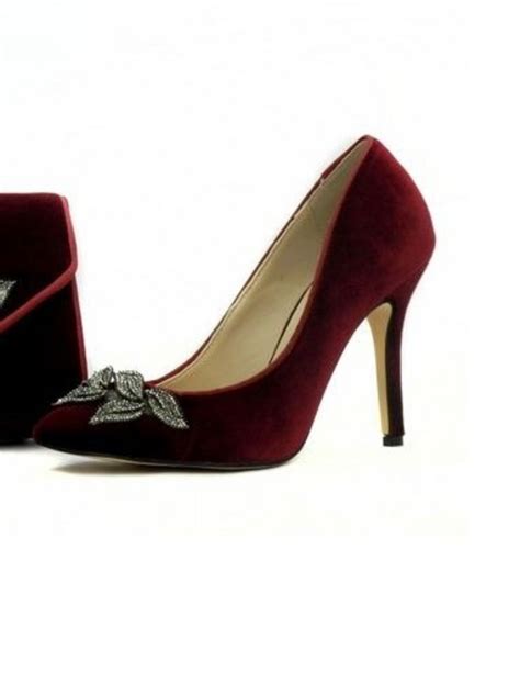 Venta Terciopelo Zapatos En Stock