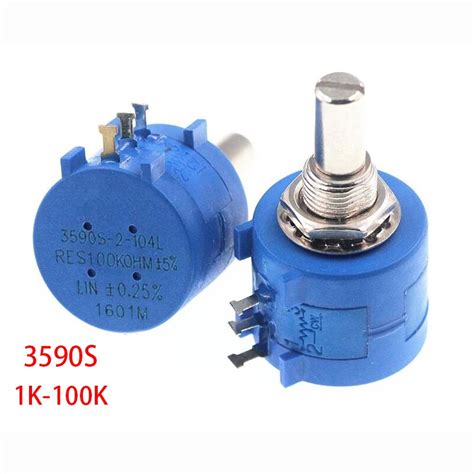 Pcs S K K K K K K K Ohm Precision Potentiometer