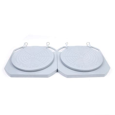 X Car Wheel Front End Alignment Turn Plates Alignment Turntable Plate