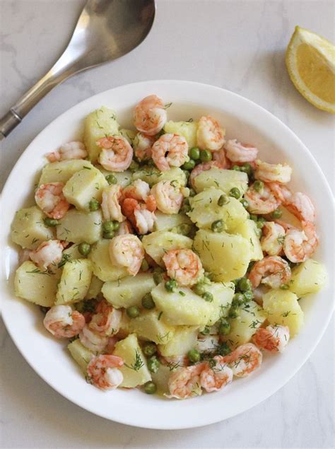 Ensalada de papa y camarones unacolombianaencalifornia Рецепт