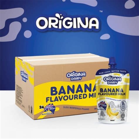 Origina Dairy Banana Milk Carton MyHalalShoppe