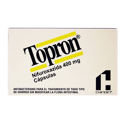 Topron cápsulas 16 pzas de 400 mg c u Walmart