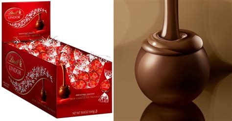 Amazon Lindt LINDOR Milk Chocolate Truffles 120 Count Box Just 22 52