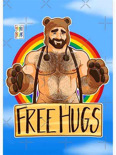 ADAM LIKES HUGS GAY PRIDE Poster For Sale By Bobobear Redbubble