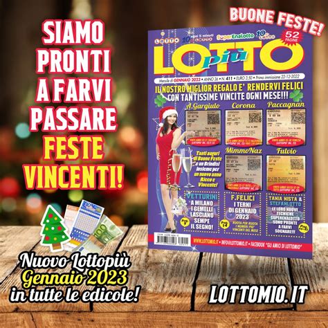 Lottopiù di Gennaio 2023 ti aspetta in edicola pronto a vincere subito