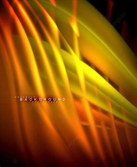 Neon Glowing Wave Energy Motion Background Effect Brochure Abstract