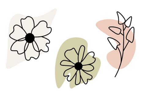 Aesthetic Flower Icon Graphic By Nalathifastudio Creative Fabrica