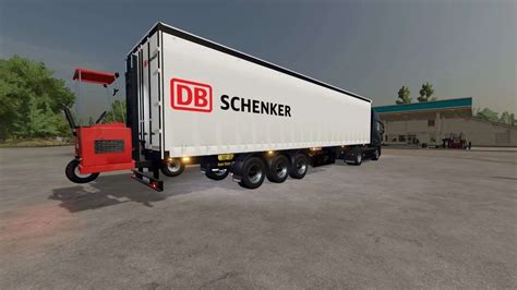 Trailer With Forklift V1 0 FS22 Mod Farming Simulator 22 Mod