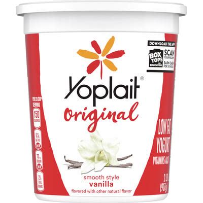 Yoplait Yoplait Original Smooth Style Vanilla Yogurt 32 Ounces 32