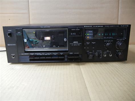 Sanyo Plus D62 Stereo Cassette Tape Deck Not Working Parts Repair Ebay