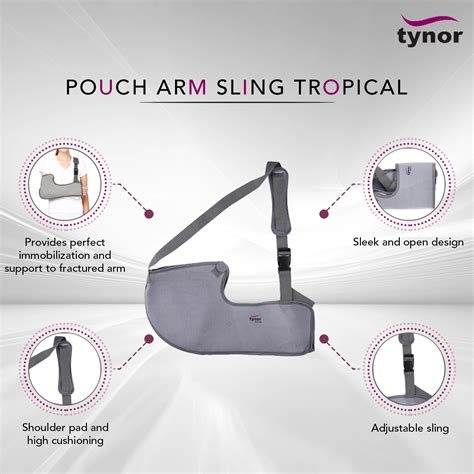 Tynor Pouch Arm Sling Tropical Size S M L Xl Xxl Ch B Arm Medical