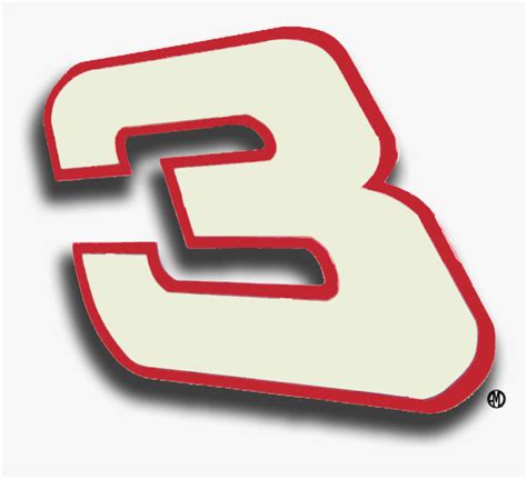 Transparent Dale Earnhardt 3 Png - Dale Earnhardt Sr Number Png, Png ...