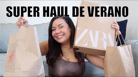 SUPER HAUL DE VERANO ZARA H M DOSSIER AMAZON Y MÁS YouTube