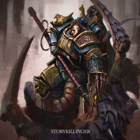 Victory By Stefan Ristic Space Wolves Space Marine Adeptus Astartes Tyranids Тираниды