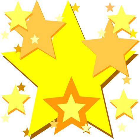 5 gold stars clipart – Clipartix