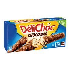 DéliChoc Choco bar Biscuits au chocolat au lait 150g pas cher à prix Auchan