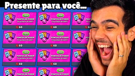 N O Acredito Ganhei O Melhor Presente De Do Brawl Stars Youtube