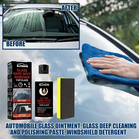 50ml Car Glass Oil Film Removing Paste Deep Cleaning Polishing Glass Cleaner For Auto Windshield