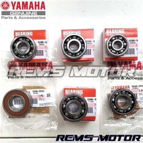 Jual Bearing Set Gearbox Rasio Aerox Nmax Lexi Original Yamaha Bering