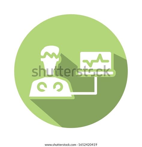 Medical Ekg Machine Cardiology Pulse Block Stock Vector Royalty Free