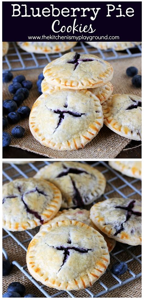 Blueberry Pie Cookies The Kitchen Is My Playground