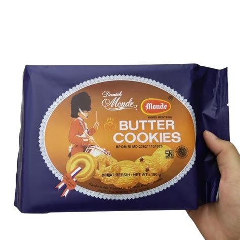 Jual Monde Butter Cookie Gr Kemasan Plastik Biskuit Kue Kering