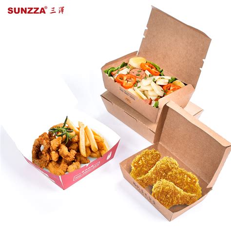 Customized Food Grade Paper Korean Fried Chicken Takeout Packaging Box