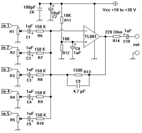 Schema Elettrico Amplificatore Audio W Fare Di Una Mosca