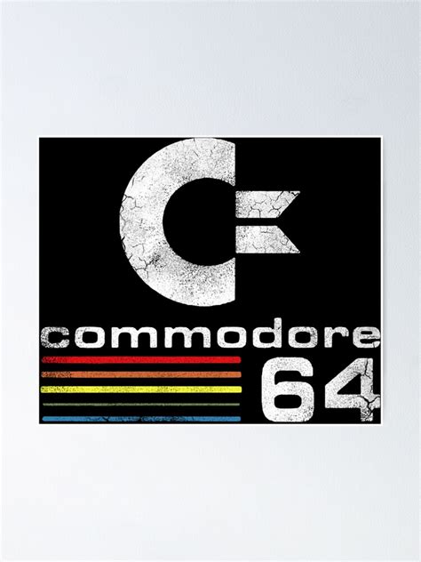 "Retro Commodore Logo" Poster for Sale by DLutfy | Redbubble