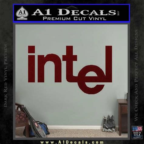 Intel Processors Decal Sticker » A1 Decals