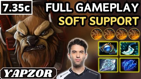 C Yapzor Earthshaker Soft Support Gameplay Assists Dota