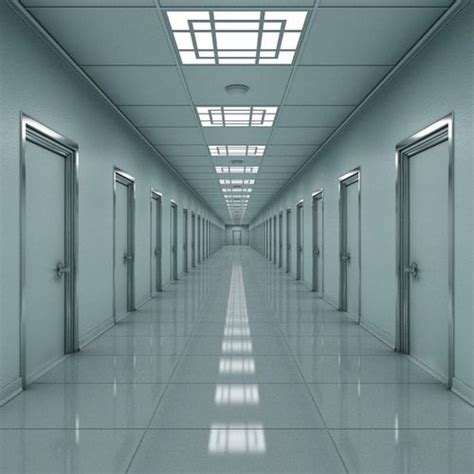 Matrix Hallway 3D model | CGTrader