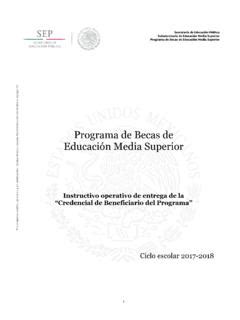 Programa De Becas De Educaci N Media Superior Programa De Becas De