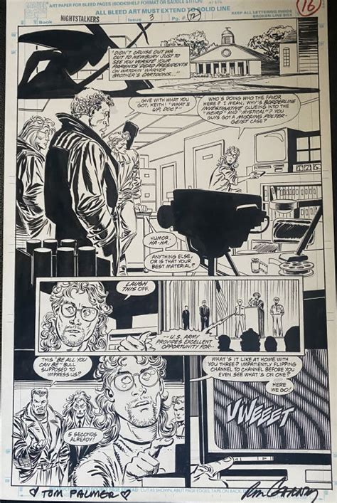 Nightstalkers 3 Page 16 Ron Garney Tom Palmer In Sean Marsh S Ron