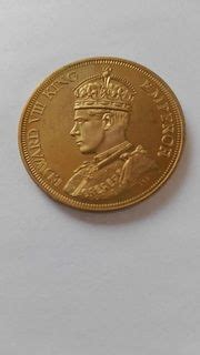 Shillings Edward Viii Golden Alloy King Emperor Southern