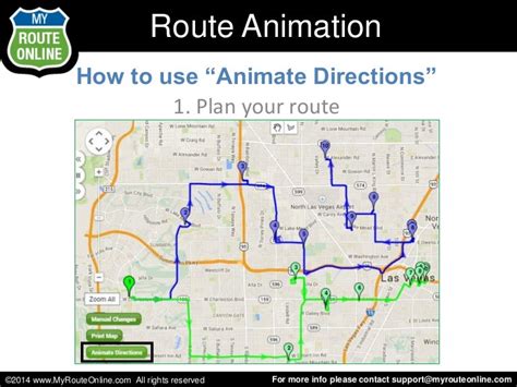 Animate route