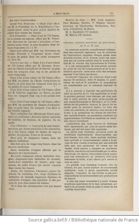 L Éleveur journal hebdomadaire illustré de zoologie appliquée de