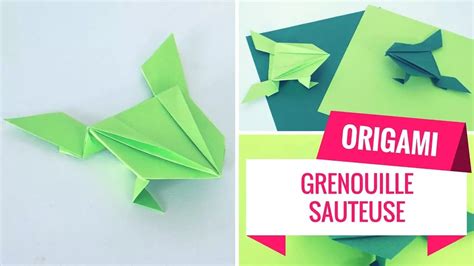 Comment Faire Un Origami Grenouille Sauteuse Tutoriel Videotutoriels