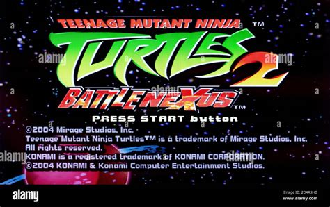 Teenage Mutant Ninja Turtles Battle Nexus Sony Playstation Ps