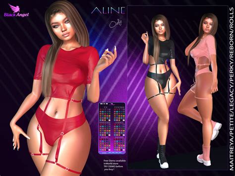 Second Life Marketplace Aline Outfit By Ba Store Promo