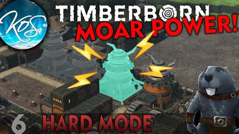 Power Play Timberborn Hard Mode Iron Teeth Early Access Let S