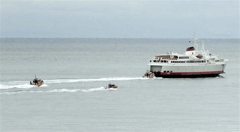 MV Coho Part Of Drill Peninsula Daily News