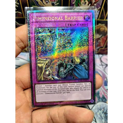 Kw2 Yugioh En Thẻ Bài Dimensional Barrier Ra01 En072 25th