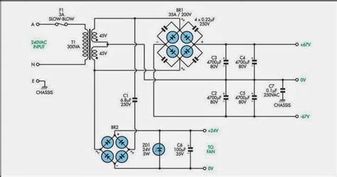 200w Subwoofer Amplifier Circuit Diagram