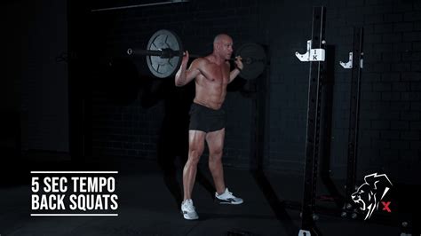 Second Tempo Back Squat Youtube