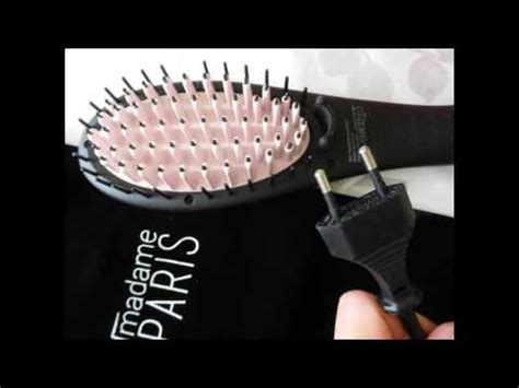 Test Madameparis Brosse Lissante Chauffante Haut De Gamme Youtube