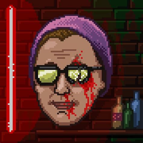 Hotline Miami Style Pixel Avatar For Designzombie Find Out More