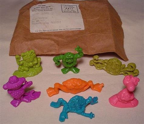 Freakies Cereal Premiums Full Set All 7 Colorful Toys 75449926